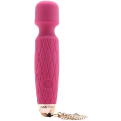   Bodywand Luxe - akkus, mini masszírozó vibrátor (sötétpink)