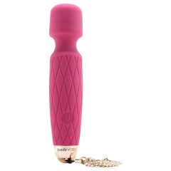   Bodywand Luxe - akkus, mini masszírozó vibrátor (sötétpink)