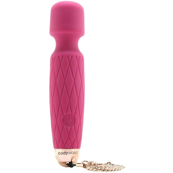 Bodywand Luxe - akkus, mini masszírozó vibrátor (sötétpink)