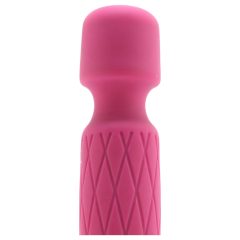   Bodywand Luxe - akkus, mini masszírozó vibrátor (sötétpink)