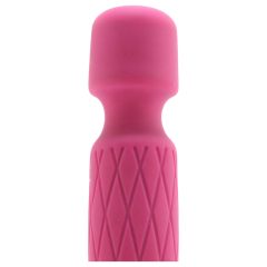   Bodywand Luxe - akkus, mini masszírozó vibrátor (sötétpink)