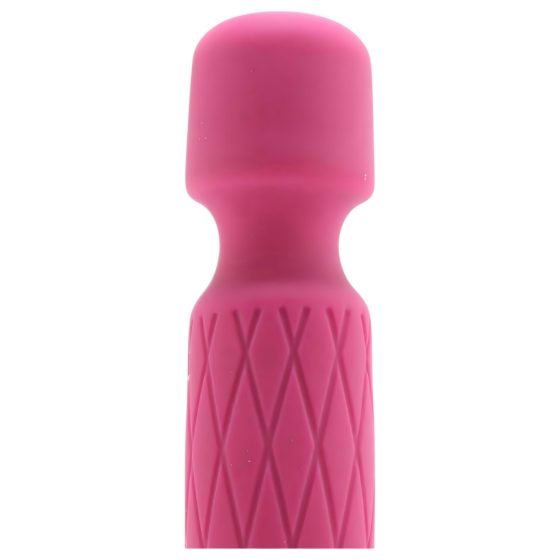 Bodywand Luxe - akkus, mini masszírozó vibrátor (sötétpink)