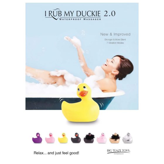 My Duckie 2.0 - vízálló csiklóvibrátor (pink)