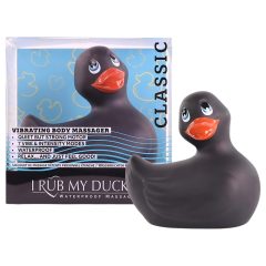   My Duckie 2.0 - játékos kacsa vízálló csiklóvibrátor (fekete)