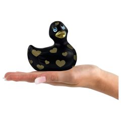   My Duckie Romance 2.0 - kacsa vízálló csiklóvibrátor (fekete-arany)