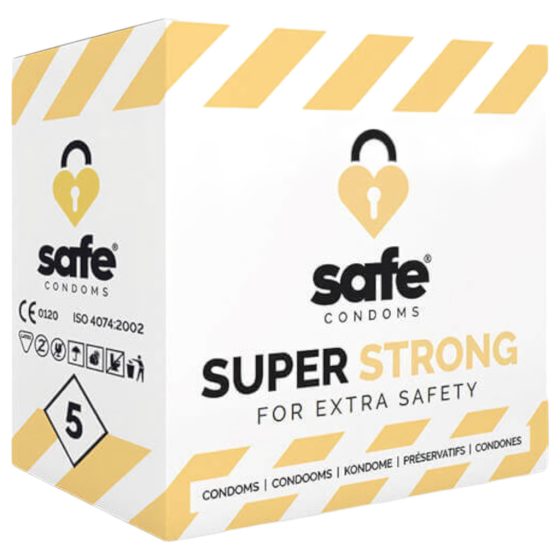 SAFE Super Strong - extra erős óvszer (5db)