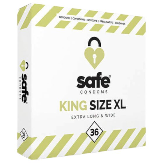 SAFE King Size XL - extra nagy óvszer (36db)