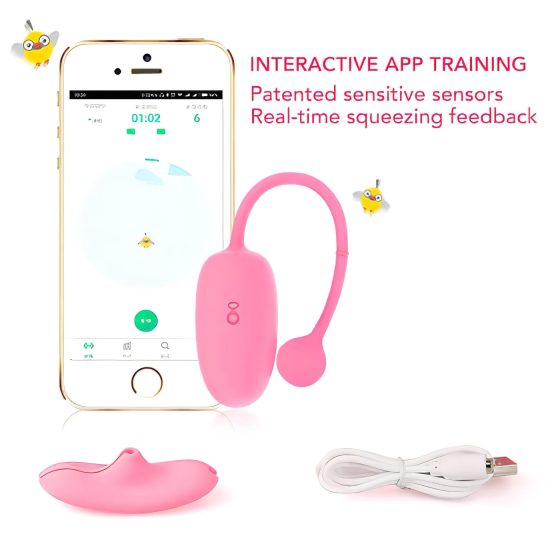 Magic Motion Kegel Coach - vibrációs gésagolyó (pink)