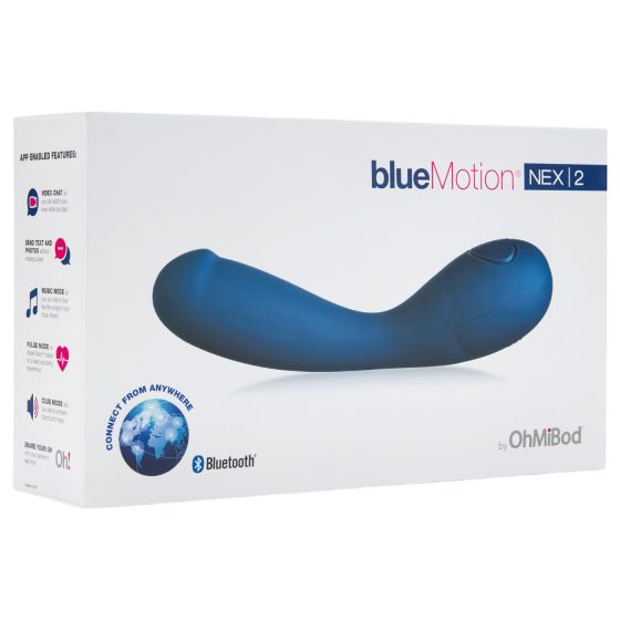 OHMIBOD Bluemotion Nex 2 - okos, akkus G-pont vibrátor (kék)