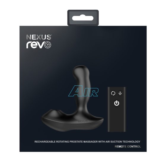 Nexus Revo Air - forgó prosztatavibrátor (fekete)