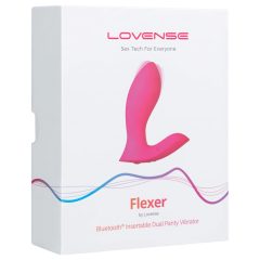 LOVENSE Flexer Panty - akkus 2in1 vibrátor (pink)