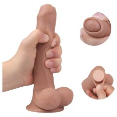   Tracy's Dog Uncut Foreskin - herés dildó (21cm) - natúr