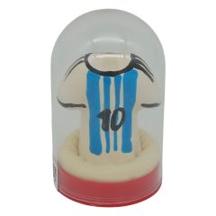 / Messi - kézzel festett dizájnóvszer (1db)